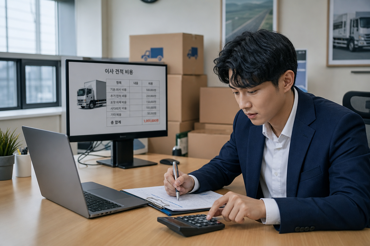 사무실이사 - 사무실이사 비용 산정 기준과 평균 견적