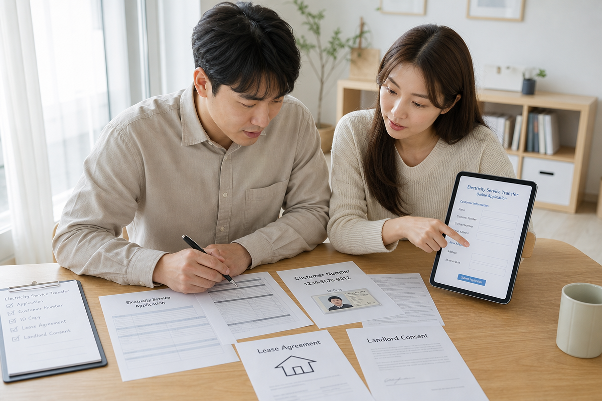 이사전기신청 - 전기 명의변경을 위한 필수 서류와 준비 정보