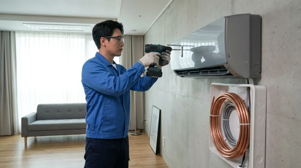 에어컨설치시간 성수기에도 빠른 설치 잡는 법 — 예약 전략·시간 단축 팁·당일 준비 체크리스트