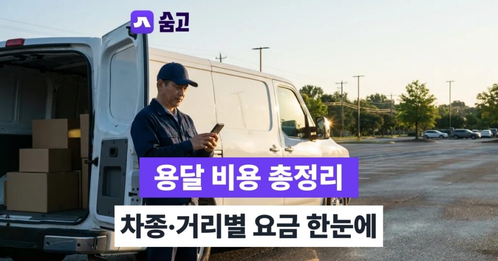 용달 저렴한 용달 찾는 법과 업체 예약 전 필수 확인사항