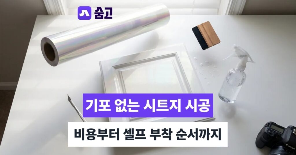 시트지시공 하자 예방과 유지관리, 셀프 시공 시 주의사항