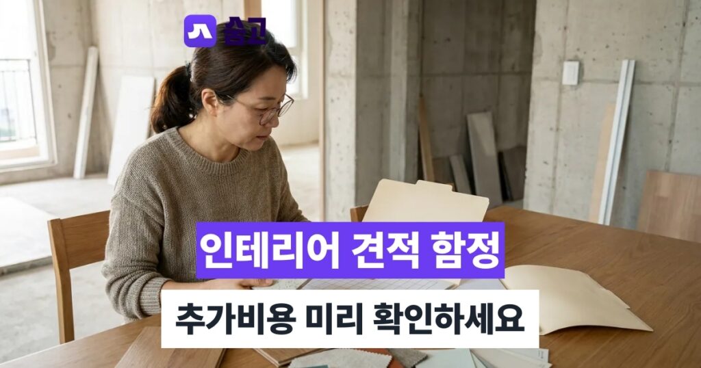 인테리어 - 인테리어 업체 선정 체크리스트, 추가비용까지 미리 확인하기