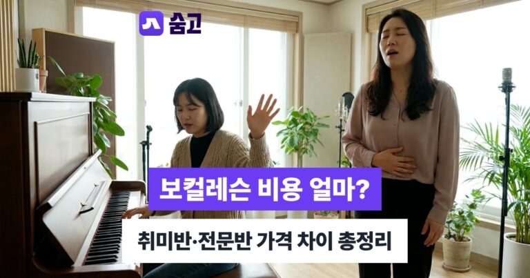 보컬레슨 비용 - 보컬레슨 비용 평균 20만원선, 취미반·전문반 차이와 추가비용 확인법