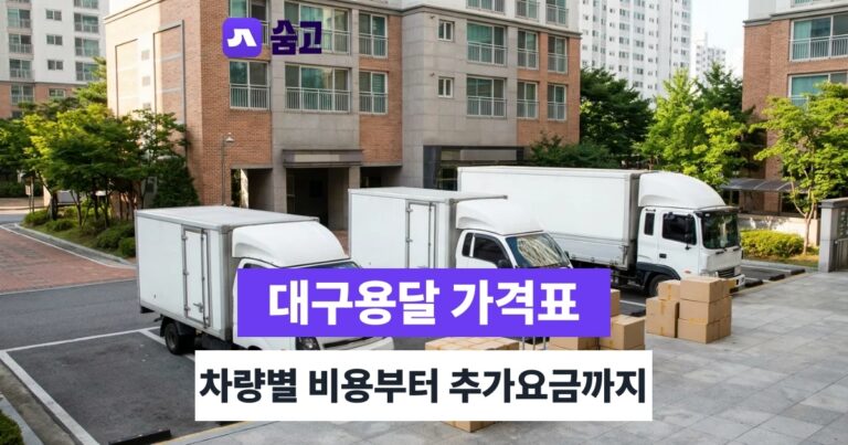 대구용달 - 대구용달 가격표, 차량별 비용과 추가요금 미리 확인하기