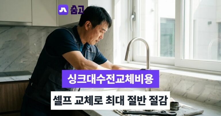 싱크대수전교체비용 - 싱크대수전교체비용 평균 8만5천원, 셀프 교체시 절감액은?
